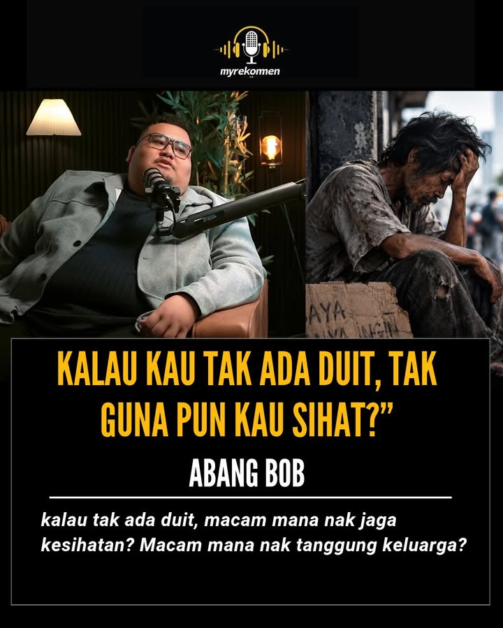 Bayangkan kau sihat, tapi duit tak cukup nak beli makanan. Nak pergi kerja, minyak tak…